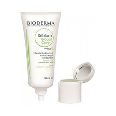 Bioderma Krycí krém a korektor na akné Sébium Global Cover (Intensive purifying care Hight Coverage) 30 ml + 2 g woman