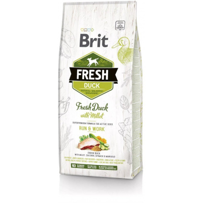 Brit Fresh Duck with Millet Active Run & Work 12 kg