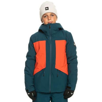 Dětská Zateplená bunda QUIKSILVER AMBITION YOUTH JK EQBTJ03176-NNK0 Modrý