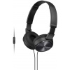 Sony MDR-ZX310AP sluchátka 30mm s mostem, Black