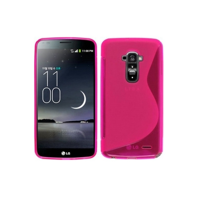 Silikonový obal LG D955 G Flex - růžový