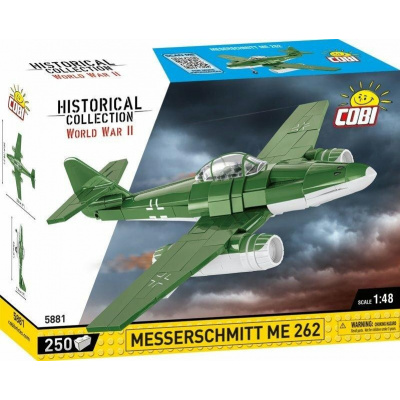 COBI 5881 World War II Německý proudový stíhací letoun MESSERSCHMITT ME 262 1:48