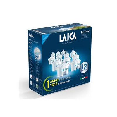 Filtr na vodu Laica Bi-flux univerzální 10 ks + 2 ks magnesium F12SES0 bílý