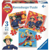 Ravensburger Spielverlag RAVENSBURGER Puzzle Požárník Sam 3v1 (25,36,49 dílků)