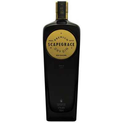 Scapegrace Gold Gin 57% 0,7l (holá láhev)