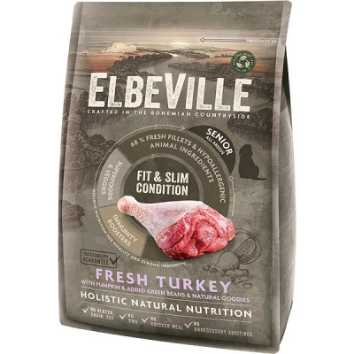 Elbeville Senior All Breeds Fit and Slim Condition Fresh Turkey 4 kg