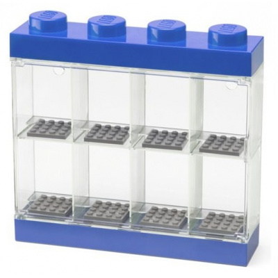 LEGO Sběratelská skříňka na 8 minifigurek - modrá