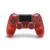 Sony DualShock 4 Translucent Red V2, nové zboží, v náhradním obalu