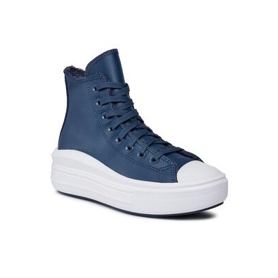 Plátěnky Converse Chuck Taylor All Star Move A06781C Navy Imitace kůže/-Ekologická kůže 37