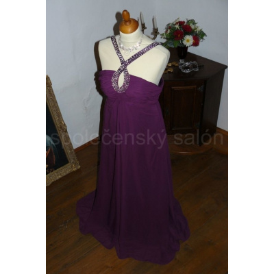 Gabrete antické plesové šaty fialové