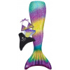 Happy Tails Set kostým mořská panna MELUSINA + monoploutev Velikost: 122/128, Barva neoprenu u monoploutve: Černá