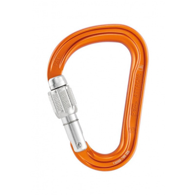 Petzl Attache Screw (Malá a lehká HMS karabina s pojistkou zámku šroubovací)