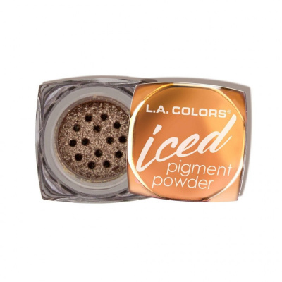 L.A. Colors Oční Stíny Iced Pigment Powder 3 g, CEP531-542 CEP532-Glowing