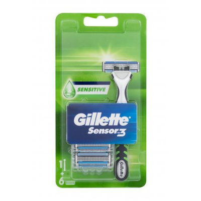 Gillette Sensor3 Sensitive + 6 ks hlavic