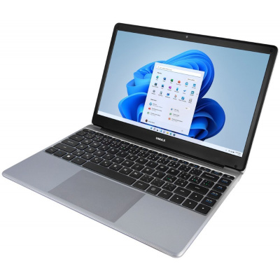UMAX VisionBook 14WRx šedý Notebook, Celeron N4020, 4GB LPDDR4, 128GB eMMC, Intel UHD 600, 14,1" Full HD IPS, W11 Pro, šedý UMM230240