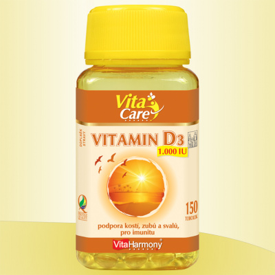 Vitaharmony Vitamin D3 150 kapslí