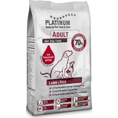 PLATINUM NATURAL s. r. o. Platinum Adult Lamb&Rice 5kg