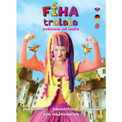 Fíha Tralala - Cvičíme od mala - rozšírená verzia o anglický a nemecký jazyk (DVD)