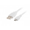 Lanberg CA-USBM-10CC-0018-W Micro USB (M) na USB-A (M), 1,8m, bílý