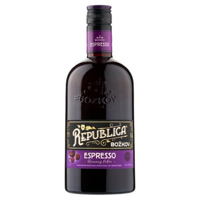 Božkov Republica Espresso rumový likér 0,7l