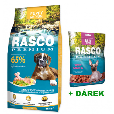RASCO Premium Puppy / Junior Medium 15 kg