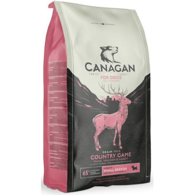 Canagan Dog Dry Small Breed Country Game 6 kg + pamlsky 100g ZDARMA