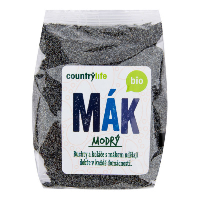 Mák modrý Bio 250g Country life