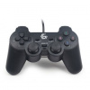 Gembird JPD-UDV-01 PC USB gamepad černá / duální vibrace / 4-way D-pad / 10 tlačítek / kabel 1.8m (JPD-UDV-01)