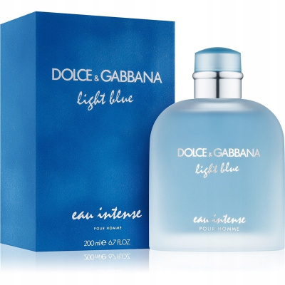 Dolce and Gabbana Light Blue Eau Intense Pour Homme 200ml parfémovaná voda muž EDP
