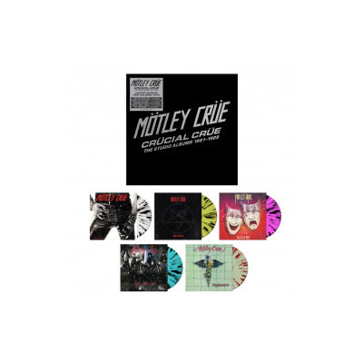 MOTLEY CRUE - CRÜCIAL CRÜE - THE STUDIO ALBUMS 1981-1989 - 5LP