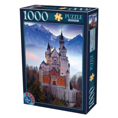 D-Toys Puzzle Zámek Neuschwanstein, Německo 1000 dílků