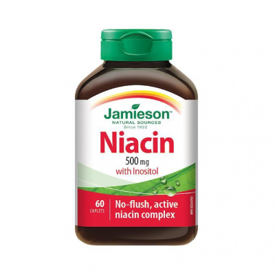 JAMIESON Niacin 500mg s inositolem 60 tablet