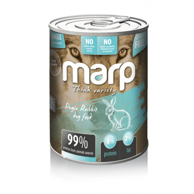 Marp Pet Food Marp Variety Single králík konzerva pro psy; 400 g