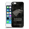 Plastové pouzdro na mobil Apple iPhone SE, 5 a 5S HEAD CASE Hra o trůny - Stark - Winter is coming (Kryt či obal na mobilní telefon s licencovaným motivem Hra o trůny / Game Of Thrones pro Apple iPhon