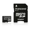 TRANSCEND Micro SDHC Class 10 8GB + adaptér (TS8GUSDHC10)