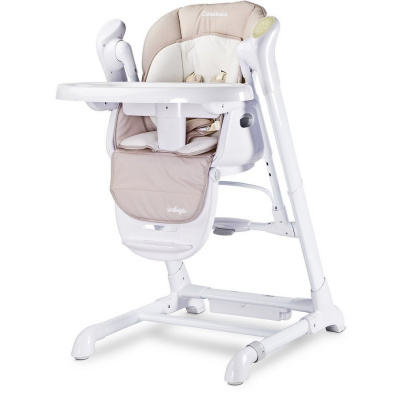 Dětská jídelní židlička 2v1 Caretero Indigo beige (31586-16)