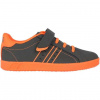 Lonsdale Oval Childrens Trainers Grey/Orange C12