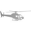 SAMOLEPKA Vrtulník 002 pravá helikoptéra (42 - stříbrná metalíza) NA AUTO, NÁLEPKA, FÓLIE, POLEP, TUNING, VÝROBA, TISK, ALZA