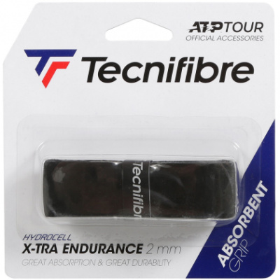 Tenisová omotávka Tecnifibre X-tra Endurance grip černá