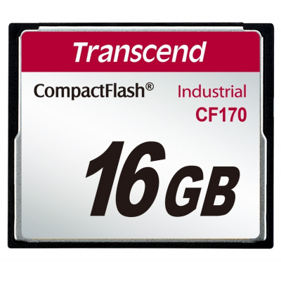 775118 - Transcend 16GB INDUSTRIAL CF CARD CF170 paměťová karta (MLC) - TS16GCF170