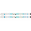 Völkl Flair JR + VMotion 4,5 juniorský lyžařský set bílá/světle modrá 110 cm