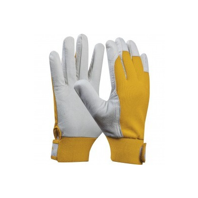 GEBOL Uni Fit Comfort vel.8 pracovné rukavice žltá