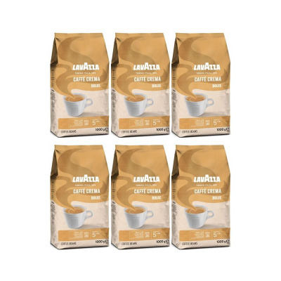 Lavazza Caffé Crema Dolce zrnková káva 6 x 1 kg