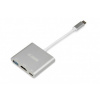iBox Dokovací/portový replikátor notebooku iBox IUH3CFT1 USB 3.2 Gen 1 (3.1 Gen 1) Type-C Stříbrná