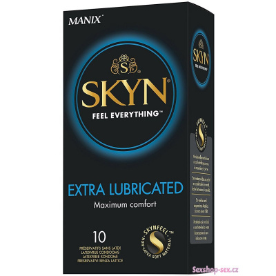 Ultratenké kondomy bez latexu Manix SKYN Extra Lubricated - extra lubrikované (10 ks)