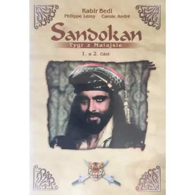 Sandokan - Tygr z Malajsie - 1. a 2. část - DVD /plast/