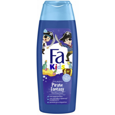 Fa Kids sprchový gel a šampon pirát 250 ml