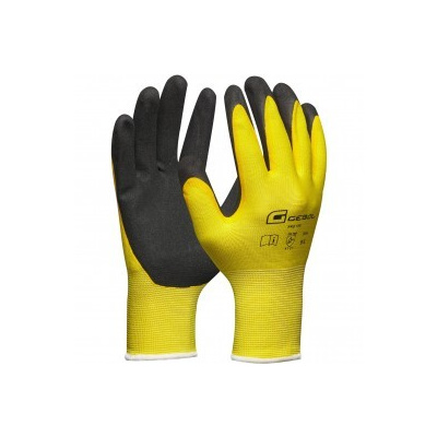GEBOL ProTex v.9 pracovné rukavice žlté