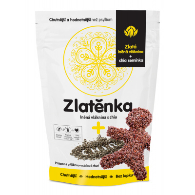 Maxivitalis Zlatěnka lněná vláknina s chia 300 g