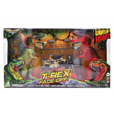 WIKY Jurassic Clash Dino souboj T-REX 32 cm